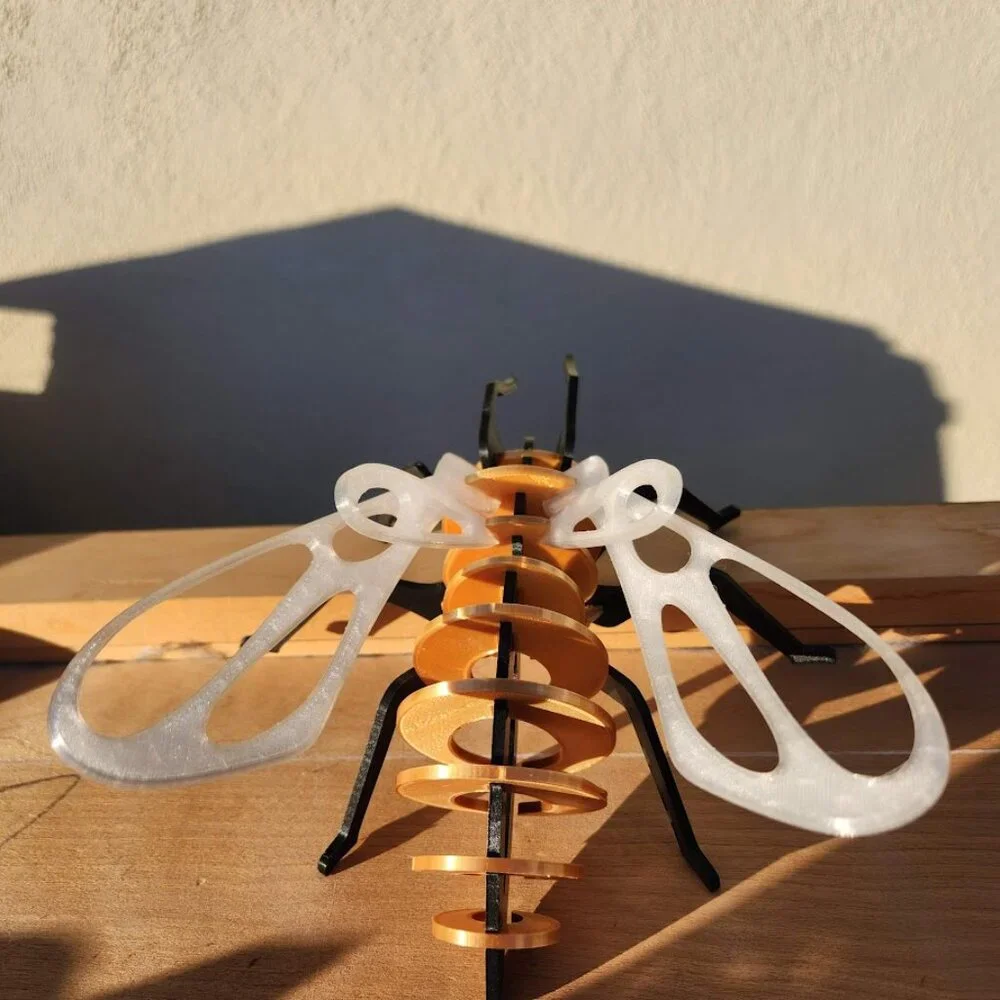 Bee Model Honeybee 3D Puzzle Honey Bees Classroom Science STEM Craft Insect Toy